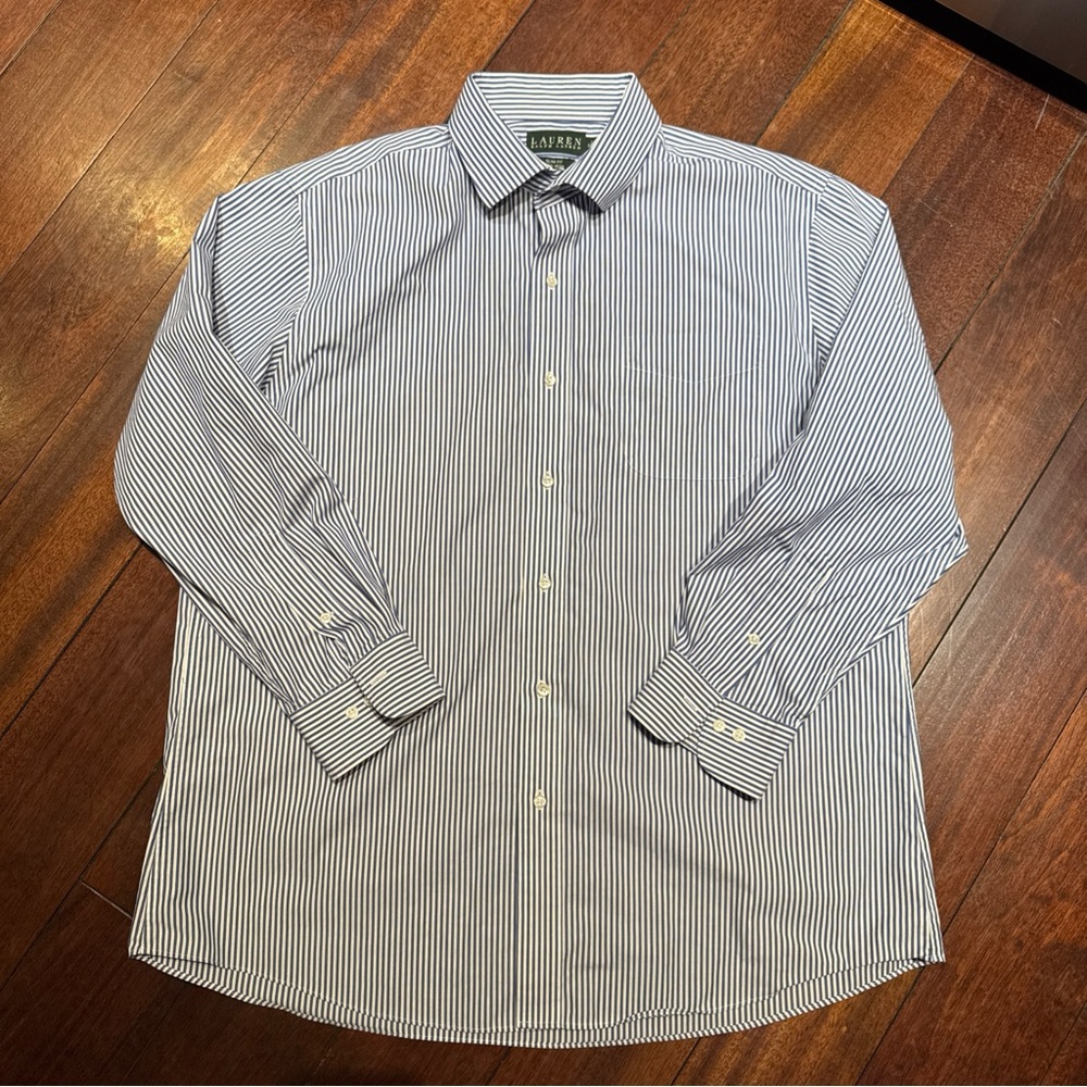 Ralph Lauren men’s button-down shirt, 18 inch neck, extra large